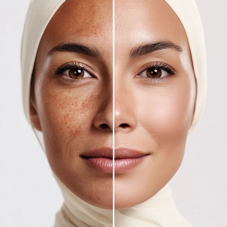 تقشير للوجه والجسم 